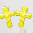 thumbnail image 4 of KAKOWELY globos de aluminio con forma de cruz para baby shower, decoración para bautizo, 4 of 5