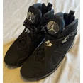 thumbnail image 2 of N I-K-E A i r-Jor-dan 8 Size 9 Chrome 2015 Men Used Black 305381-003, 2 of 6