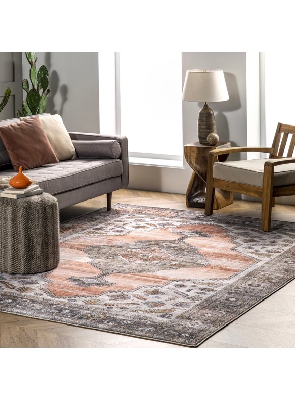 mat orange rugs