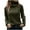 Army Green, variant on Honeeladyy Women Casual Fashion Pullover Long Sleeve Round-Neck Sweater