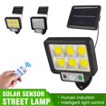 thumbnail image 2 of AMERTEER LED Solar Wall Lamp 3 Mode Ip65 Waterproof Motion Sensor Street Light for Garden Courtyard Porch Yard, 2 of 8