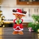 thumbnail image 4 of EeaseMX Muñeco de peluche animado, adorable peluche de alce navideño, juguete musical con sonido, muñeca de música eléctrica, regalo para niños, decoración del hogar sin batería, 4 of 7