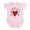 Petal Pink, variant on CafePress - OWNER OF NANA's HEART Infant Bodysuit - Baby Light Bodysuit, Size Newborn - 24 Months