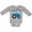 AC-Heather Grey, variant on Farmer Tractor Little Bro Boys Long Sleeve Baby Bodysuit