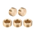 thumbnail image 1 of Conector de tubería de latón Unique Bargains, tapón ciego hexagonal, 1/8 pulgada G macho, 10 piezas, G1/2 5, 1 of 3