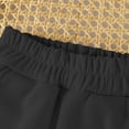 thumbnail image 7 of Crunowin Girls Casual Pants Bow Design Flared Leg Style With Side Pockets Comfortable Long Pants Black Size 7-8 Years, 7 of 7