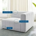 thumbnail image 5 of Sofa Corner Chair, Fabric, Ivory White, Modern Contemporary Urban Design, Living Lounge Room Hotel Lobby Hospitality, 5 of 8