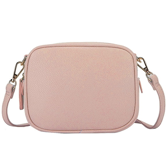 Crossbody Bag for Women Shoulder Bag Leather Bag Crossbody Bag Camera Bag Small Cross Body Adjustable Shoulder Strap Wallet Purse for Women - Pink