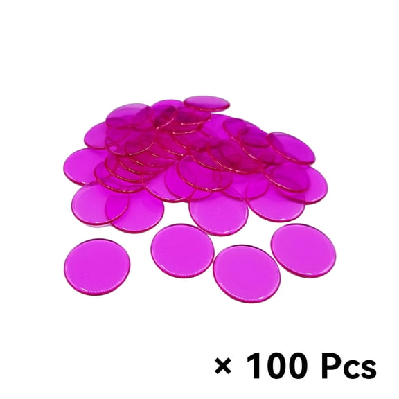 BESTSKY Bingo Game,Versatile Use Bingo Cards,Eco-Friendly Material New Years Bingo,Transparent Red