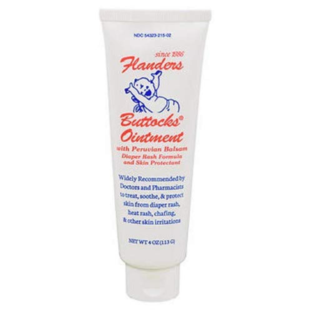 FLANDERS BUTTOCKS OINTMENT 4 OZ [Health and Beauty], Helps treat and prevent diaper rash
