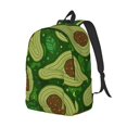 thumbnail image 2 of Balery Big Colorful Avocados Vintage Canvas Backpack for Men and Women - Large Capacity, Durable Travel Laptop Bag for School, Work, Hiking, and Outdoor Activities, 2 of 7