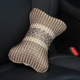 thumbnail image 4 of Car Summer Silk Beaded Car Headrest Neck Pillow Car Headrest Neck Protective Auto Safety Neck Pillow, 4 of 5
