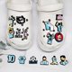 thumbnail image 3 of charms Nuevo Jibz Fútbol Serie Estrella Zapato Encantos DIY Sandalias Desmontables Decorar Accesorios Croc Pin Lindo Zapatos Hebilla, 3 of 4