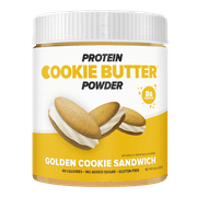 Flex Brands Keto Friendly Vegan Protein Powder, Golden Cookie Sandwich, 8oz