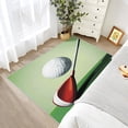 thumbnail image 3 of Sports Golf Area Rugs, Club Ball Carpet, Washable Non Slip Low Pile Soft Rug for Entryway Bedroom Decor Mat 3ftx5ft, 3 of 8
