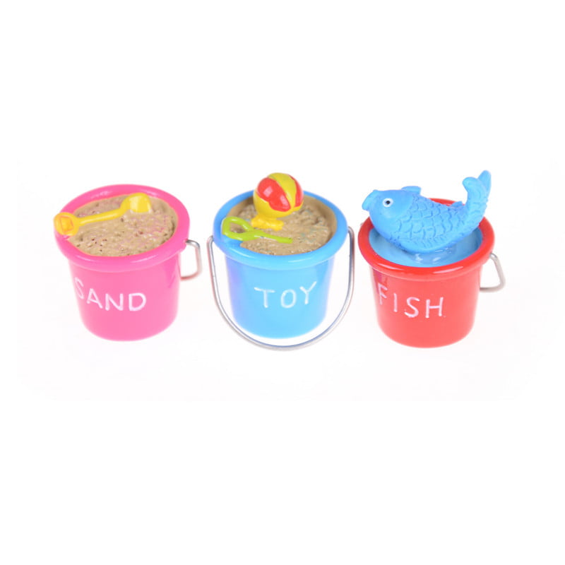 1:12 Scale Dollhouse Miniature Set of Beach Toys