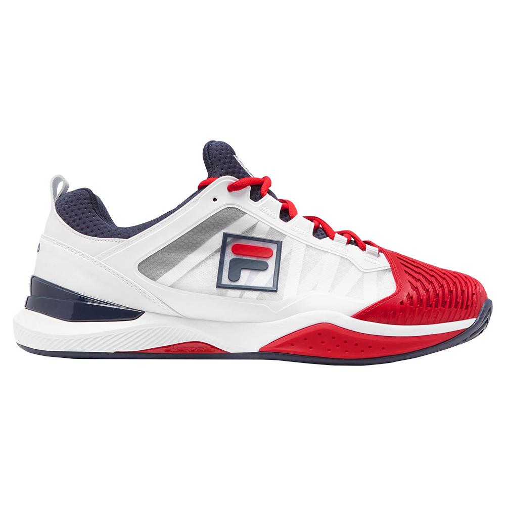 Fila Speedserve Energized Mens Shoes Size 7, Color: Red/White/Navy - image 3 of 5