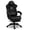 Black, variant on KARXAS Big and Tall Gaming Chair with Footrest and Suede Fabric, Office Game Chair with Pocket Spring Cushion, High Back Ergonomic for Adults, 440LBS, White