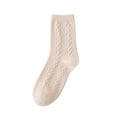 thumbnail image 4 of Womens Multi Color Plush Lined Socks Thick Insulation for Warmth and Comfort, 4 of 4