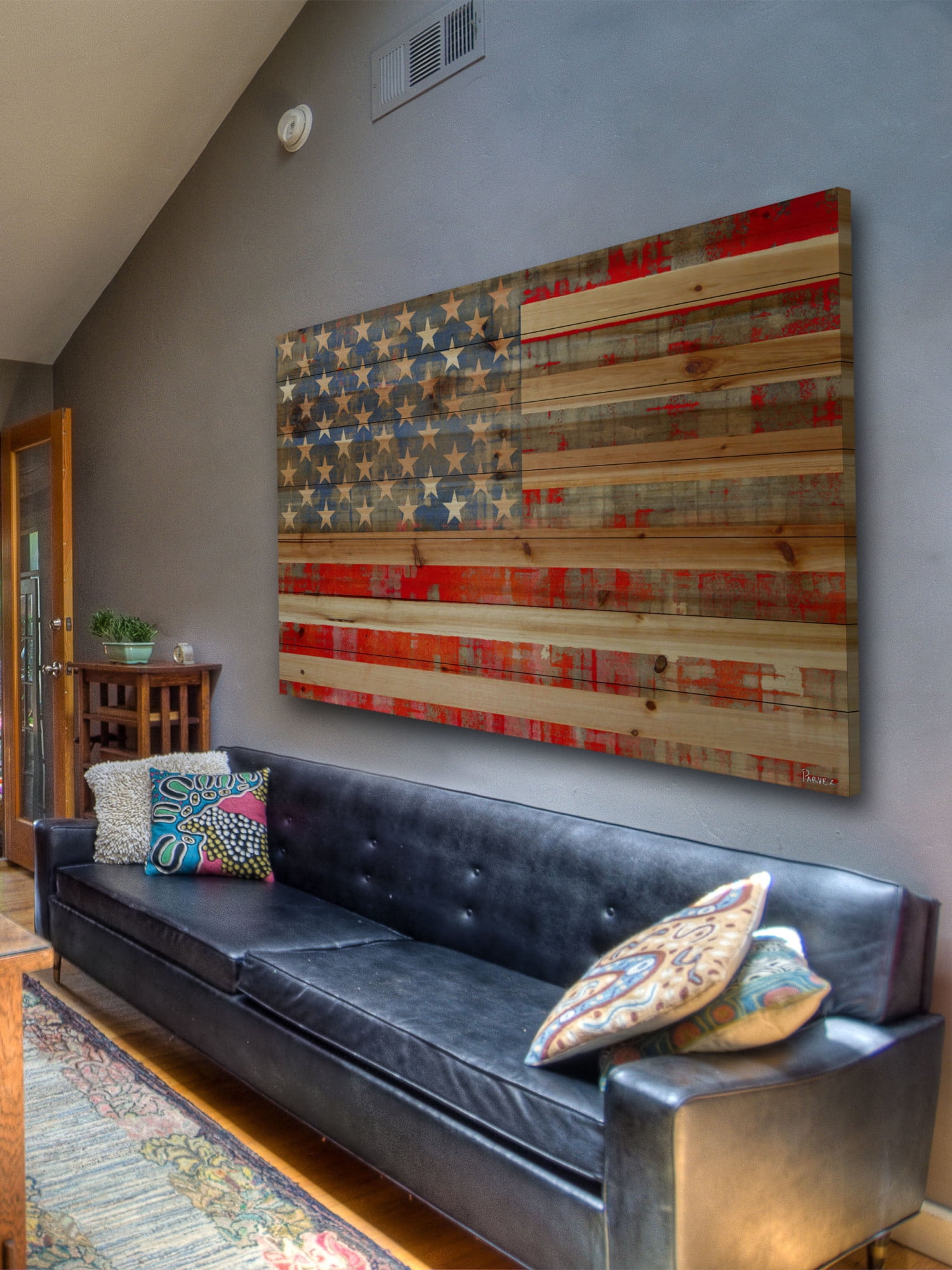 Parvez Taj American Dream Pinewood Wall Art