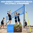 thumbnail image 6 of Patiassy Portable Professional Outdoor Volleyball Net Set for Backyard Beach with Adjustable Height Aluminum Poles, Winch System, Volleyball with Pump, 6 of 8