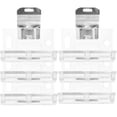 thumbnail image 4 of Shisuyan Adjustable Louver Brackets 6pcs Aluminum Curtain Brackets Fixation Hardware Simple Mounting, 4 of 9