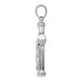 thumbnail image 4 of 14K White Gold Crucifix Pendant Charm Religious, 4 of 4