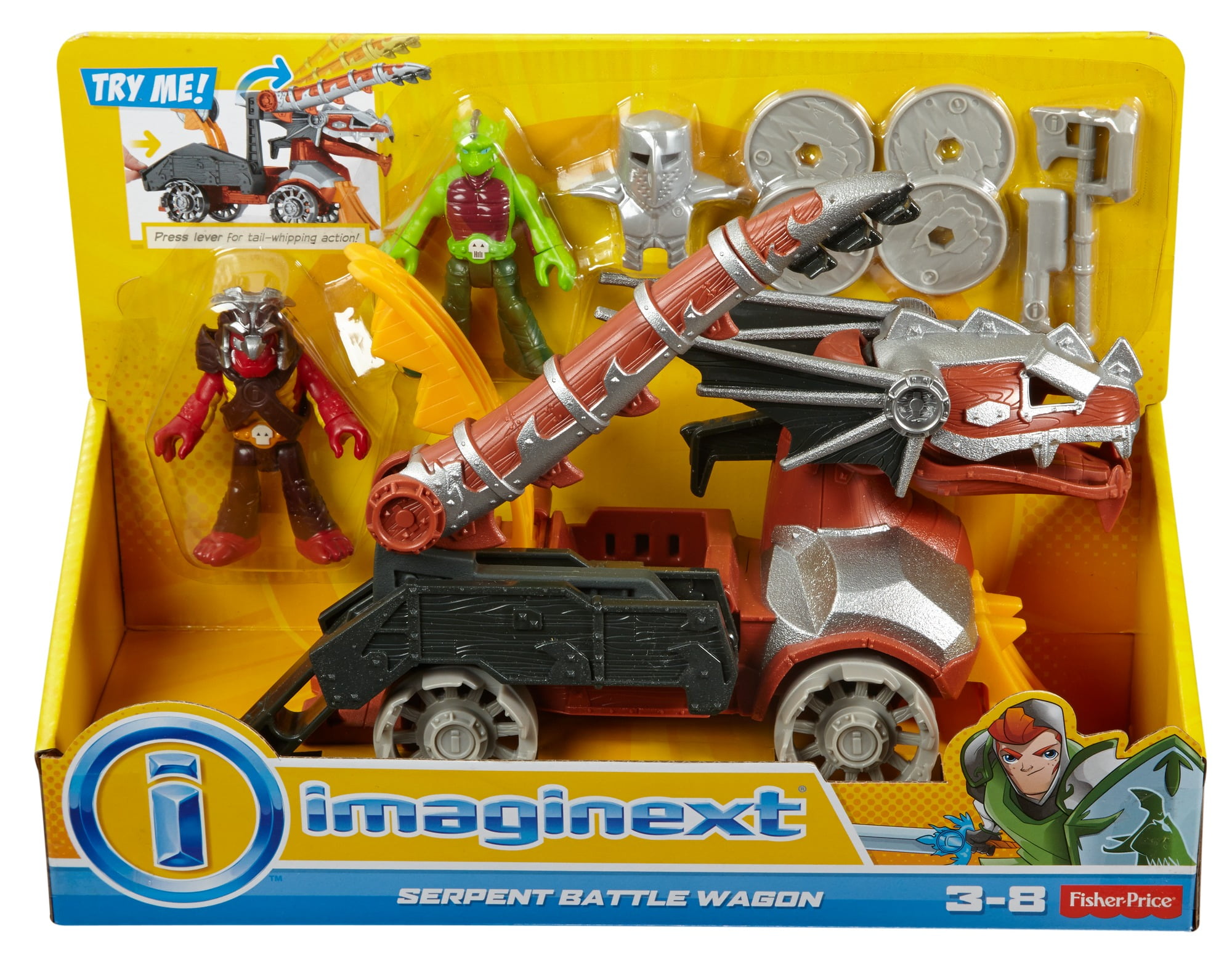 imaginext dragon wagon