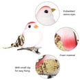 thumbnail image 4 of Con un clip de pequeño conveniente simulacia decoración de pájaros, pájaro artificial, ventana de jardín, 4 of 7
