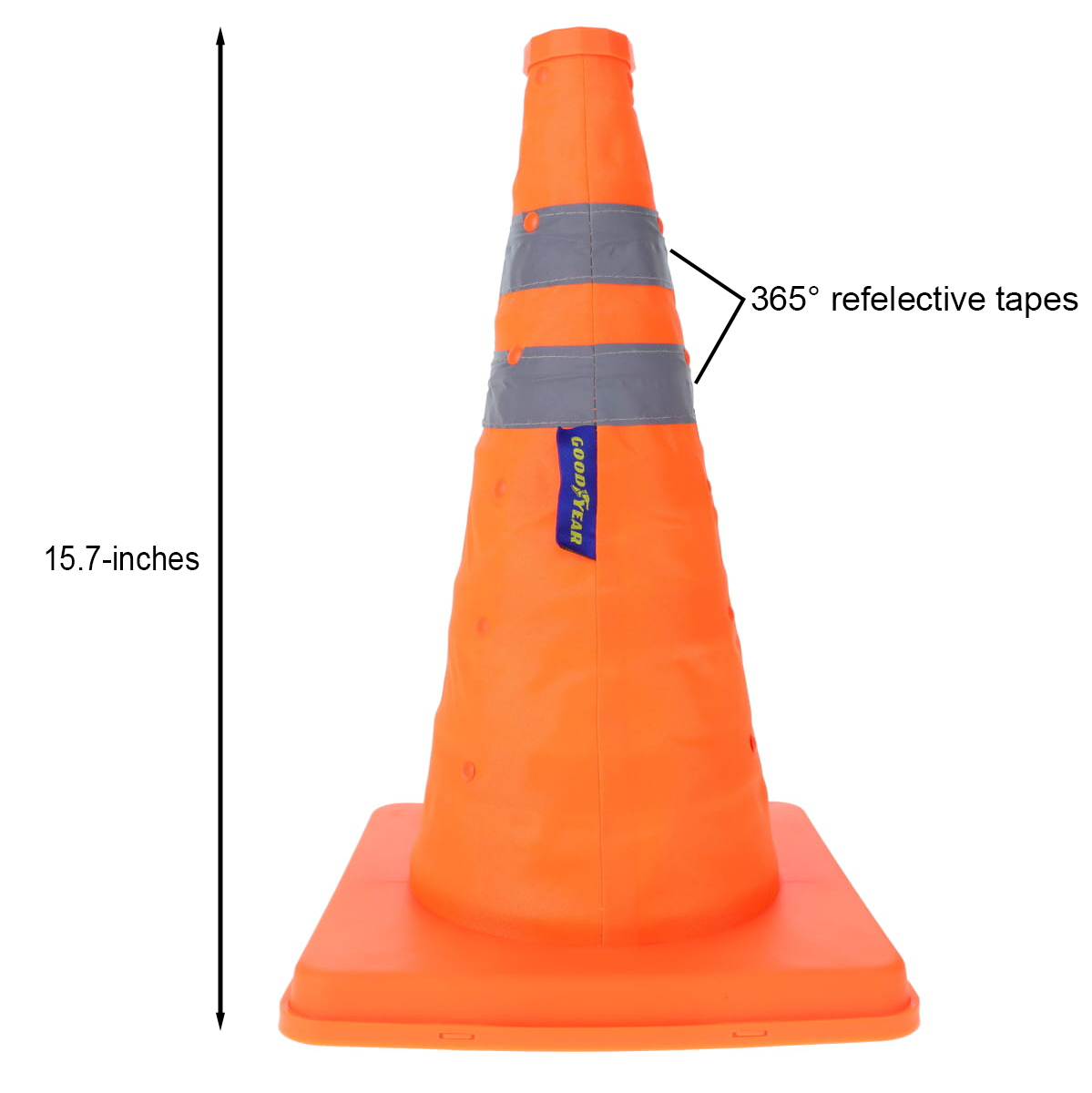 Goodyear Large Pop-up Safety Cone Gy3019 Traffic Cone for Parking