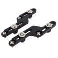 thumbnail image 2 of Windscreen Adjusters, Windshield Mount Bracket Kit Increasing Stability Wearproof Aluminum Alloy  For Motorcycle Black, 2 of 8