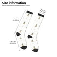 thumbnail image 4 of Fotbe Rabbit Blowing Dandelions print Women's Men's Novelty Crew Socks Cotton Socks Knee High Socks for Walking,Running,Nurses,Pregnancy, 4 of 8