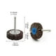 thumbnail image 3 of Riwesomey Accesorios para ruedas de aleta abrasiva, pieza de lijadora Simple Universal, piedra pequeña, madera, Metal, discos de lijado, Herramientas eléctricas, 3 of 6