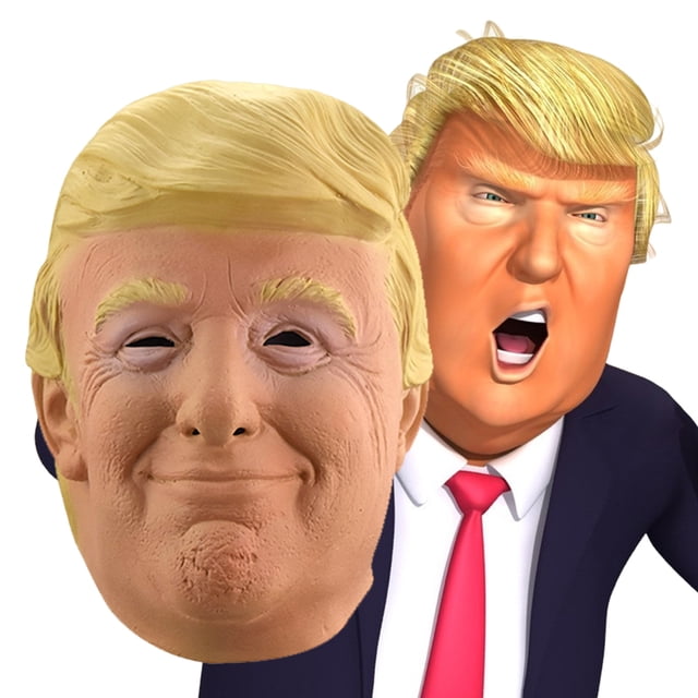 Máscara Activista Estadounidense Donald Trump Celebridad Realista Látex
