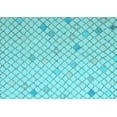 thumbnail image 1 of Ahgly Company Indoor Rectangle Solid Light Blue Modern Area Rugs, 3' x 5', 1 of 4