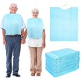 thumbnail image 2 of 30Pcs Practical Elders Towels Portable Waterproof Feeding Bibs (Sky-blue), 2 of 2