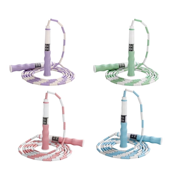 Jump Rope Youth Adjustable with Name Tag Beginner Lightweight PVC 110.2in Home Gym Outdoor Cardio Sports Fitness by MPOISVA