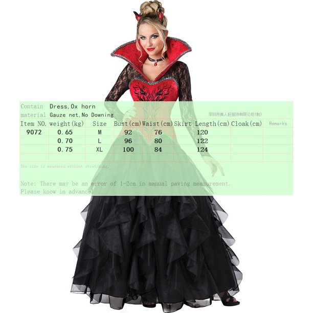 REDHOTYPE Sexy Vampire Halloween Costume Women Backless Lace Masquerade  Fancy Dress Gothic Cosplay Cake Dress 