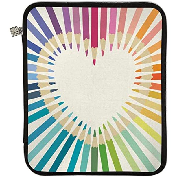 Erin Condren Medium Planner Folio Rainbow Heart, Perfect Organizer for