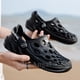 thumbnail image 2 of Daiwa-Sandalias de goma antideslizantes para hombre y mujer, zapatillas ligeras de goma EVA con agujeros rasgados para jardín, zapatos de lluvia para exteriores Qiuyongming unisex, 2 of 2