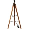 thumbnail image 3 of Vintage Royal Antique Natural Tripod Floor Lamp Home Decor Lamp Without Shade, 3 of 3