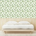 thumbnail image 4 of Ambesonne Eucalyptus Peel & Stick Wallpaper for Home, Scattered Like Leaves, 13"x72", Green Eggshell and White, 4 of 6