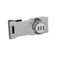 thumbnail image 3 of Cerradura de puerta Sunnimix de combinación mecánica de 3 dígitos para puerta corrediza plata, 3 of 8