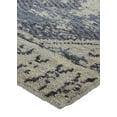 thumbnail image 6 of 4' X 6' Gray Blue and Ivory Wool Floral Hand Knotted Area Rug, 6 of 6