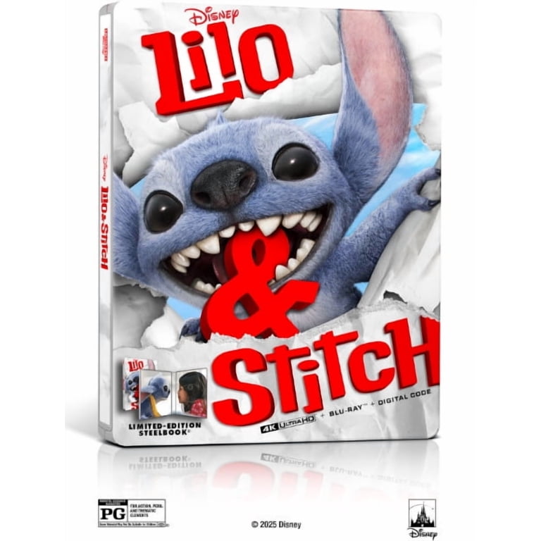 Lilo & Stitch (2025) Steelbook 4K Ultra HD + Blu-ray + Digital