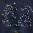thumbnail image 3 of Disney - Mickey Mouse - Cruise Time - Bon Voyage - Youth Crewneck Fleece Sweatshirt, 3 of 5