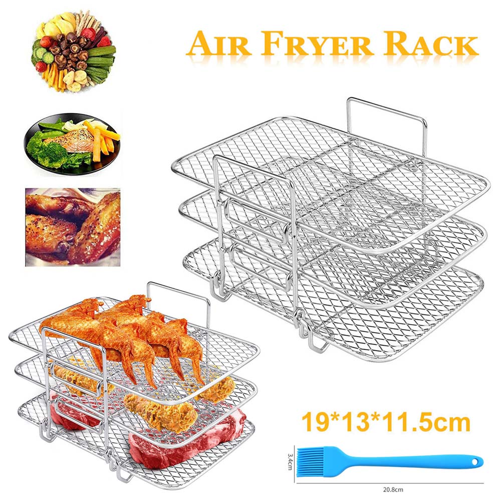 Air Fryer Rack for Ninja MultiLayer Double Basket Air Fryer