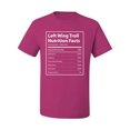 thumbnail image 2 of Left Wing Troll Nutrition Facts | Mens Graphic T-Shirt, Fuschia, 2XL, 2 of 3