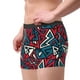thumbnail image 2 of Fotbe Geometric Elements Calzoncillos Tipo Boxer con Bolsa de Soporte Total para Hombre, X-Temp Fresco, Transpirable y de Secado Rápido-X-Large, 2 of 5