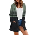 thumbnail image 7 of iHPH7 Open Front Cardigan for Women Long Jackets for Women Womens Fall Clothing Fall Fashion Womens Fall Jackets Soft Cardigans for Women Fall Cardigans for Women Green M, 7 of 7